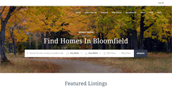 Desktop Screenshot of bloomfieldhomefinder.com